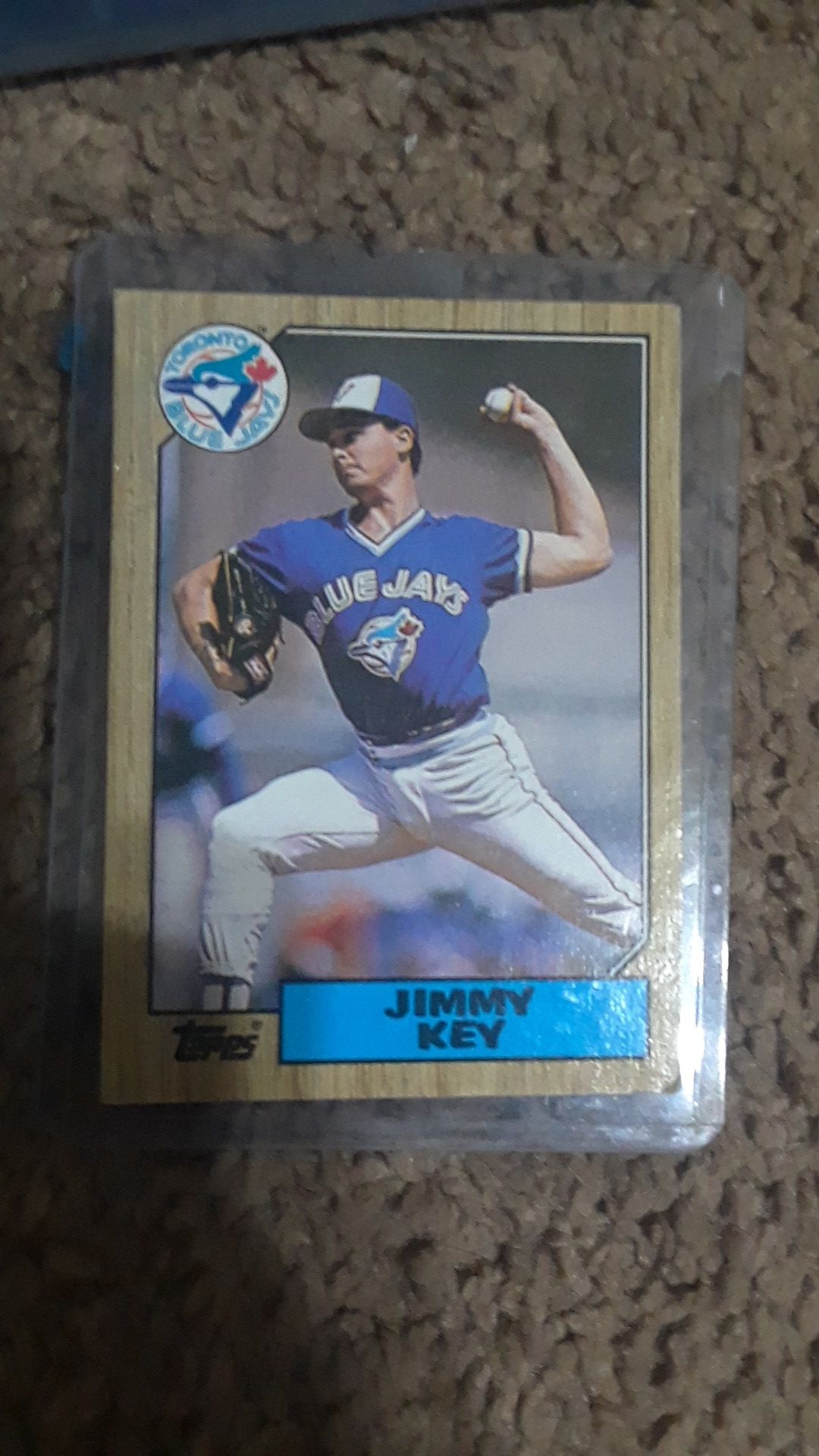 Jimmy Key Baseball Card