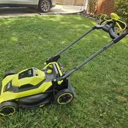 20" Self-Propelled 40V Ryobi Mower