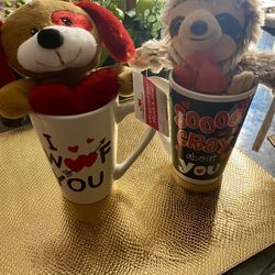 Valentines Day Plush And Mug 