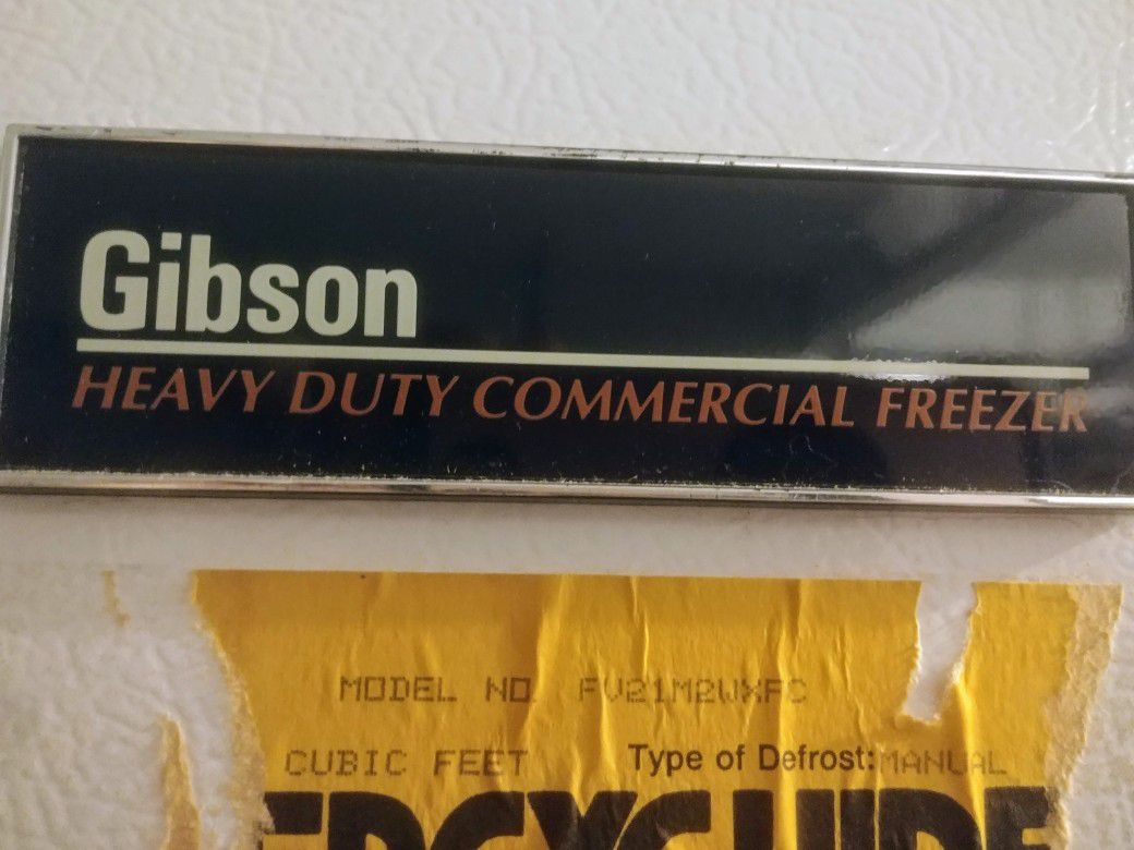 Gibson Heavy Duty Commercial Upright Freezer