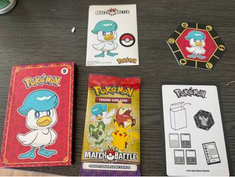 McDonald's 2023 Pokémon Happy Meal Quaxly Match Battle Set