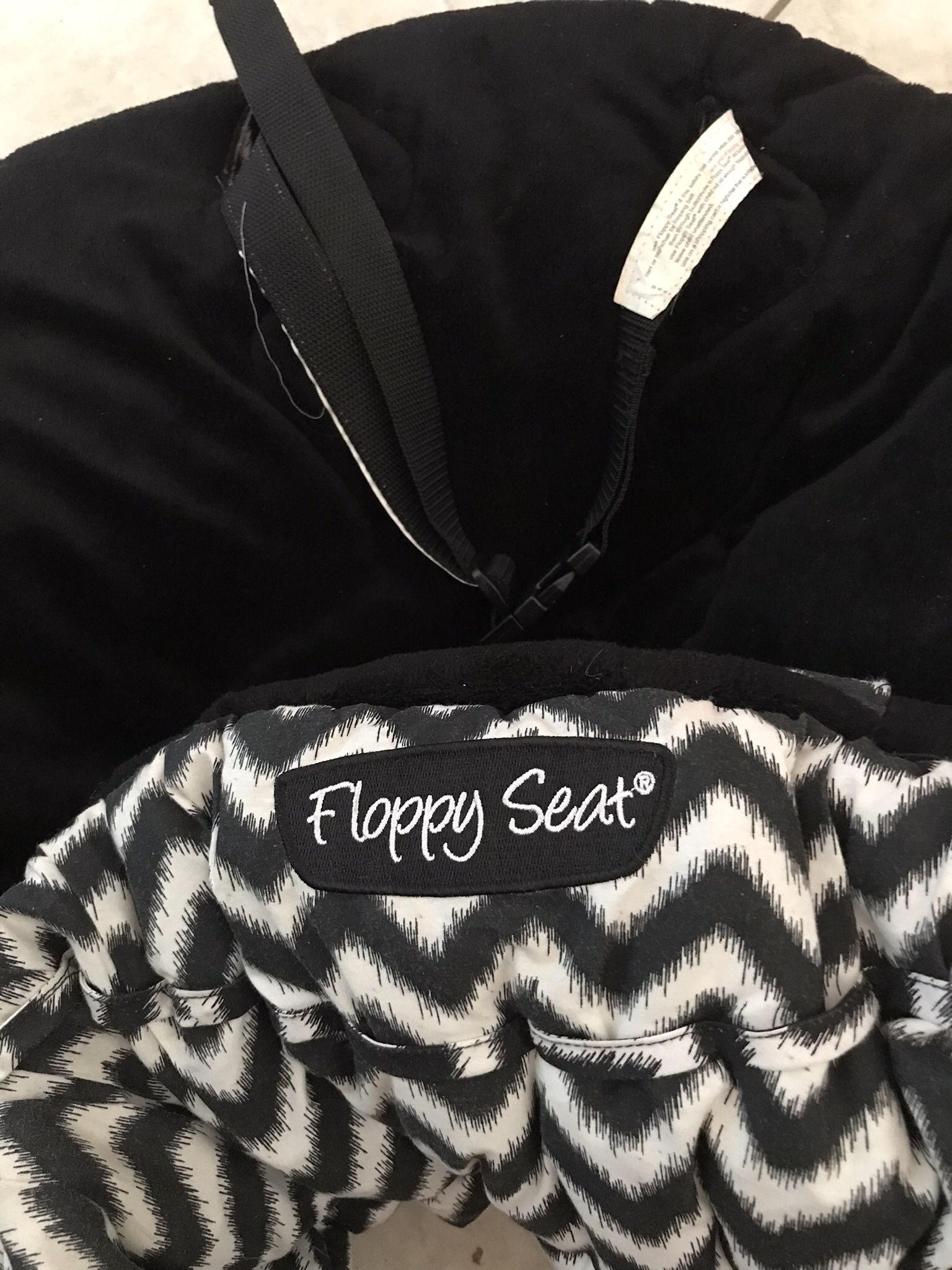 Floppy Seat Ultra Plush Shopping Cart And High Chair Cover Phone Pocket Machine Washable