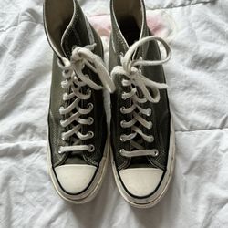Men's Dark Green Converse Size 7.5