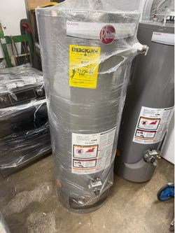 Rheem performance water heater 40 gallons gas natural
