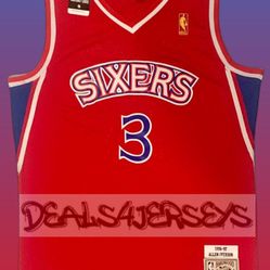 Allen Iverson 76ers NBA Jerseys