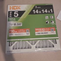 7 - HDX 14x14x1 Air Filters