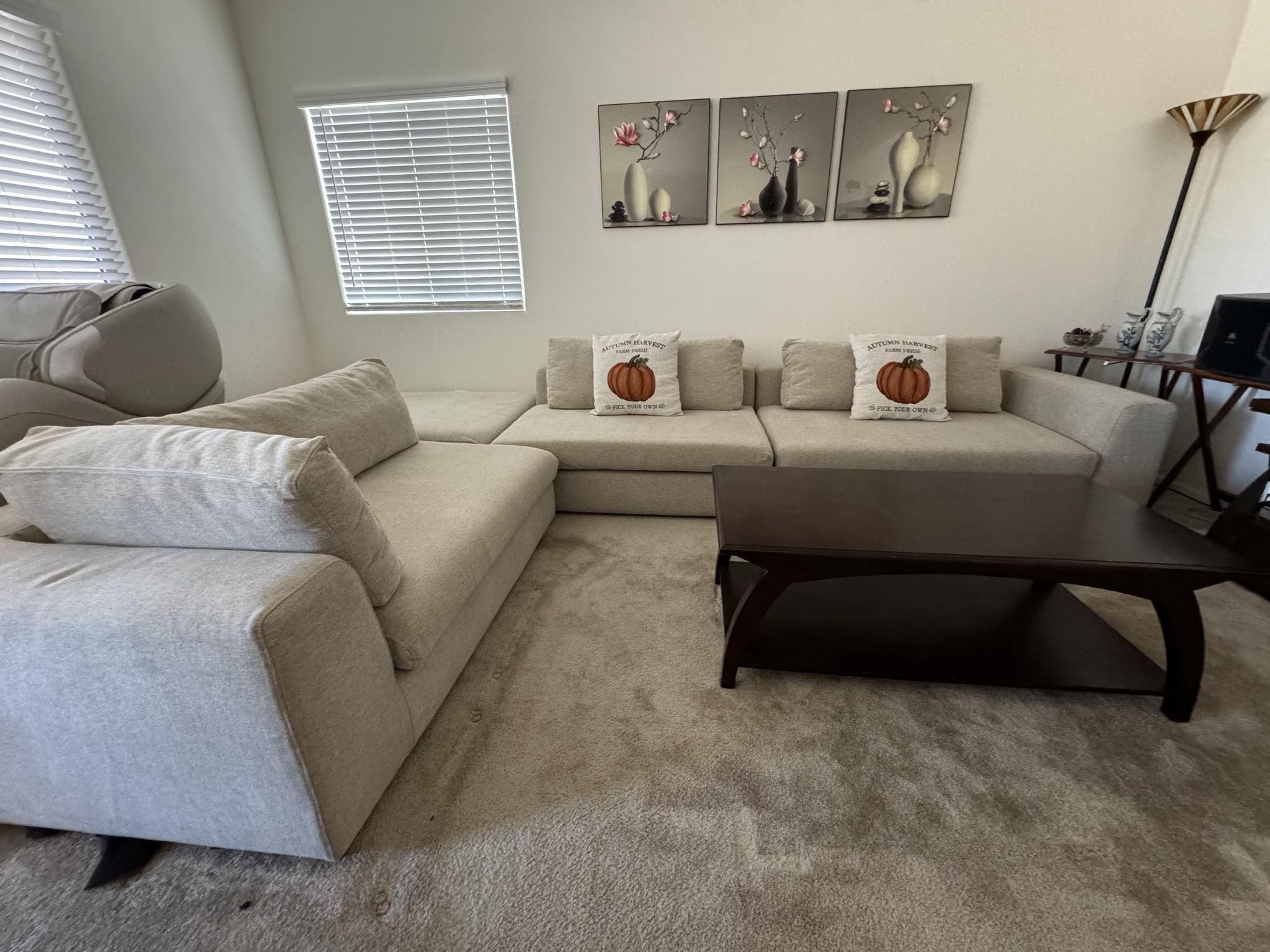 White Modular Sofa