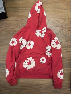 red denim tears hoodie