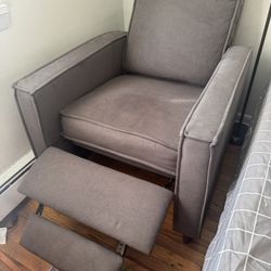 Gray One Seater Recliner