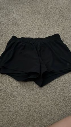 Black athletic shorts