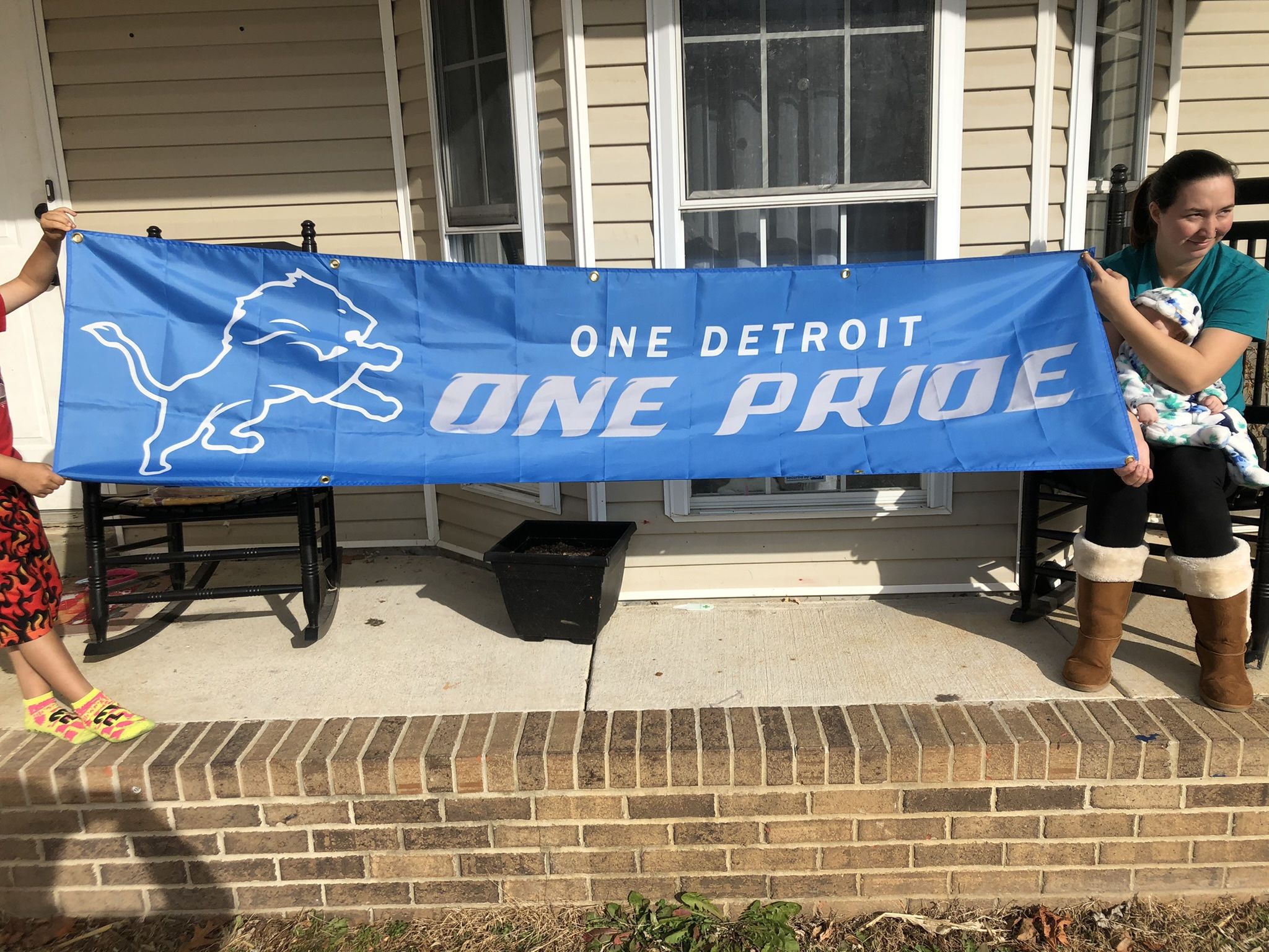 Detriot Lions 8x2 Ft Banner