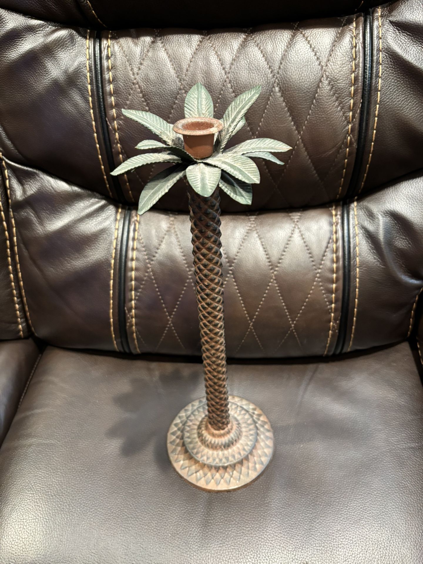 Palm Tree Candle Holder