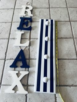 Towel Rack Beach Nautical Themed Decorations