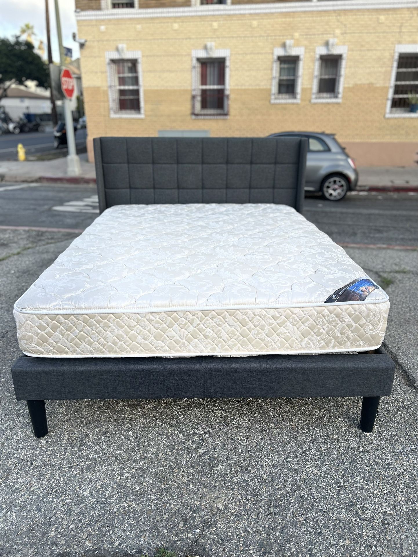 Beautiful Queen Bed Frame With Mattress