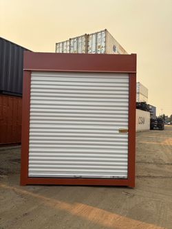 CUSTOM 15FT SHIPPING CONTAINER – ROLL UP DOOR ENTRY