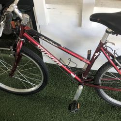 18 speed girls bike 26 in tired