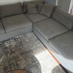 Crate & barrel L Shaped Sectional