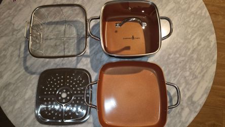 Copper Chef 5-piece pan set