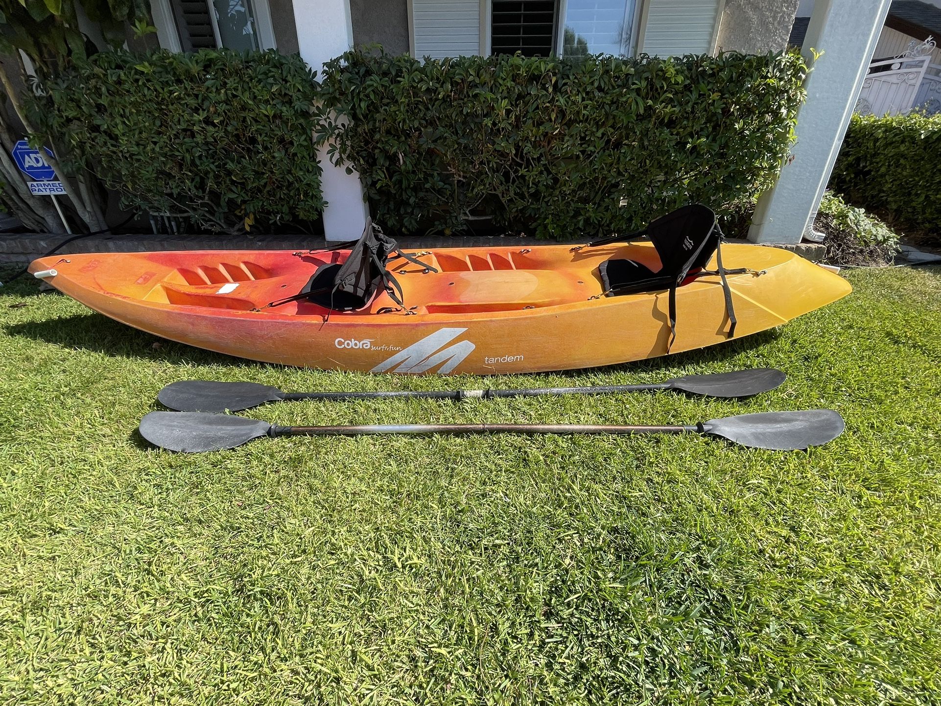 COBRA SURF & SUN TANDEM KAYAK for Sale in Westminster, CA OfferUp