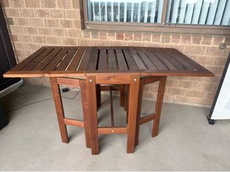 Wooden Foldable Outdoor Table