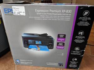 Epson XP-830 Wireless Color Photo Printer with Scanner, Copier & Fax