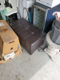 Ottoman. Storage As Well Inside