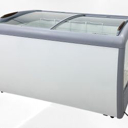 NSF 60 inchs Curved Lid Chest Glass Freezer XS-460YXL