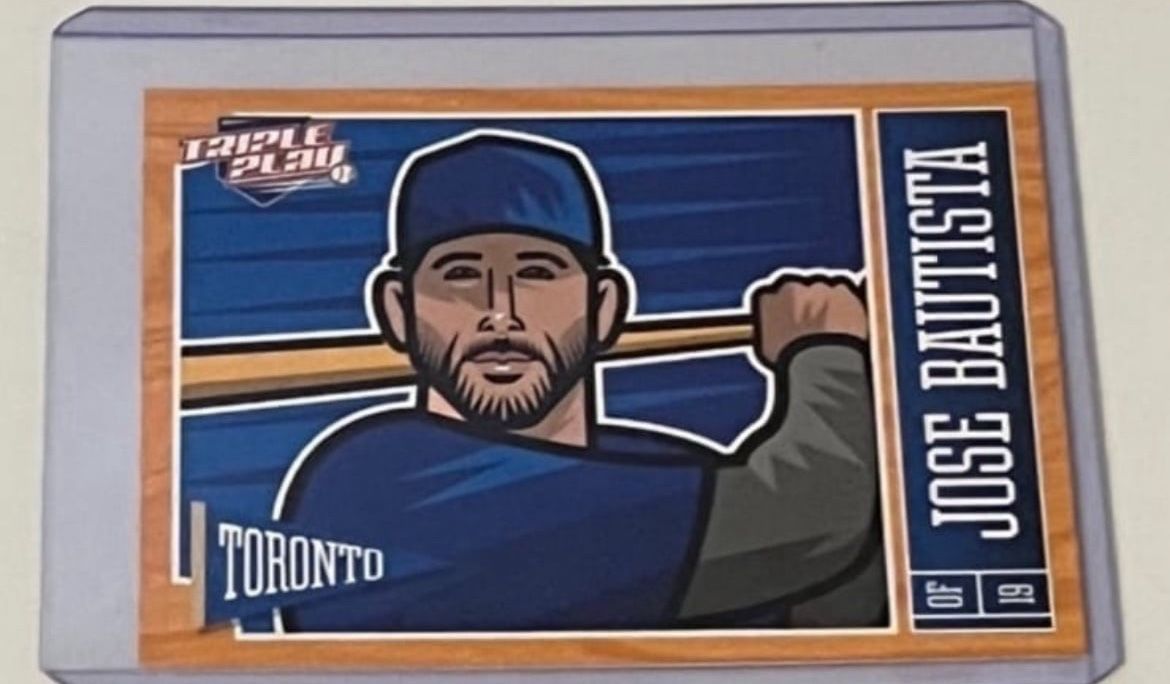 2013 Panini Triple Play Baseball Jose Bautista #85 Toronto Blue Jays
