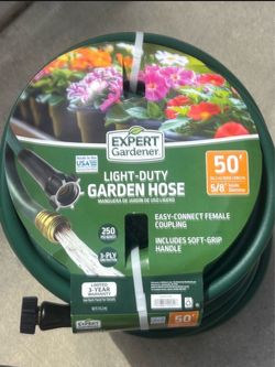 Expert Gardener 50ft Light-Duty Garden Hose