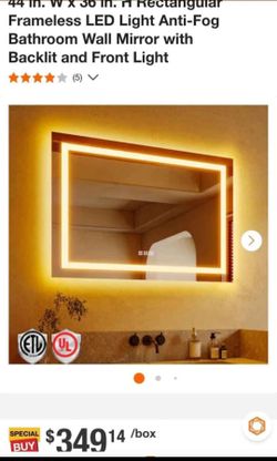 Led Mirror 44x36