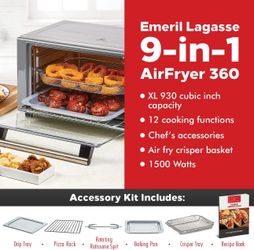 Brand New Emeril Lagasse Power AirFryer 360 – Never Used (Box Damage Only)