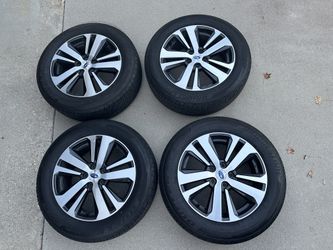 4 Gen5 Subaru Outback Limited Wheels + Bridgestone Dueler Sport AS 226/60r18