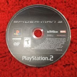 Spider-Man 3 PS2 Disc Only