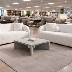 🔥 Modern Bouclé Sofa & Loveseat Set – $2599 🔥