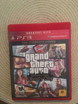 Sony PlayStation ps3 gta liberty city