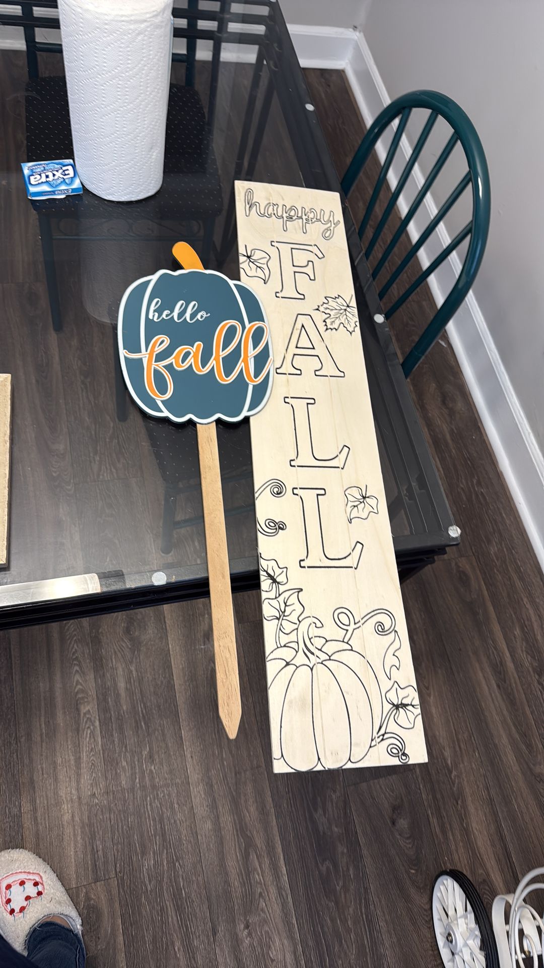 Wood Fall signs!