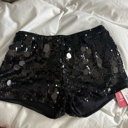 Sequin Shorts Size Xs New With Tags!