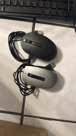 2 DELL USB Mouse And Keyboard