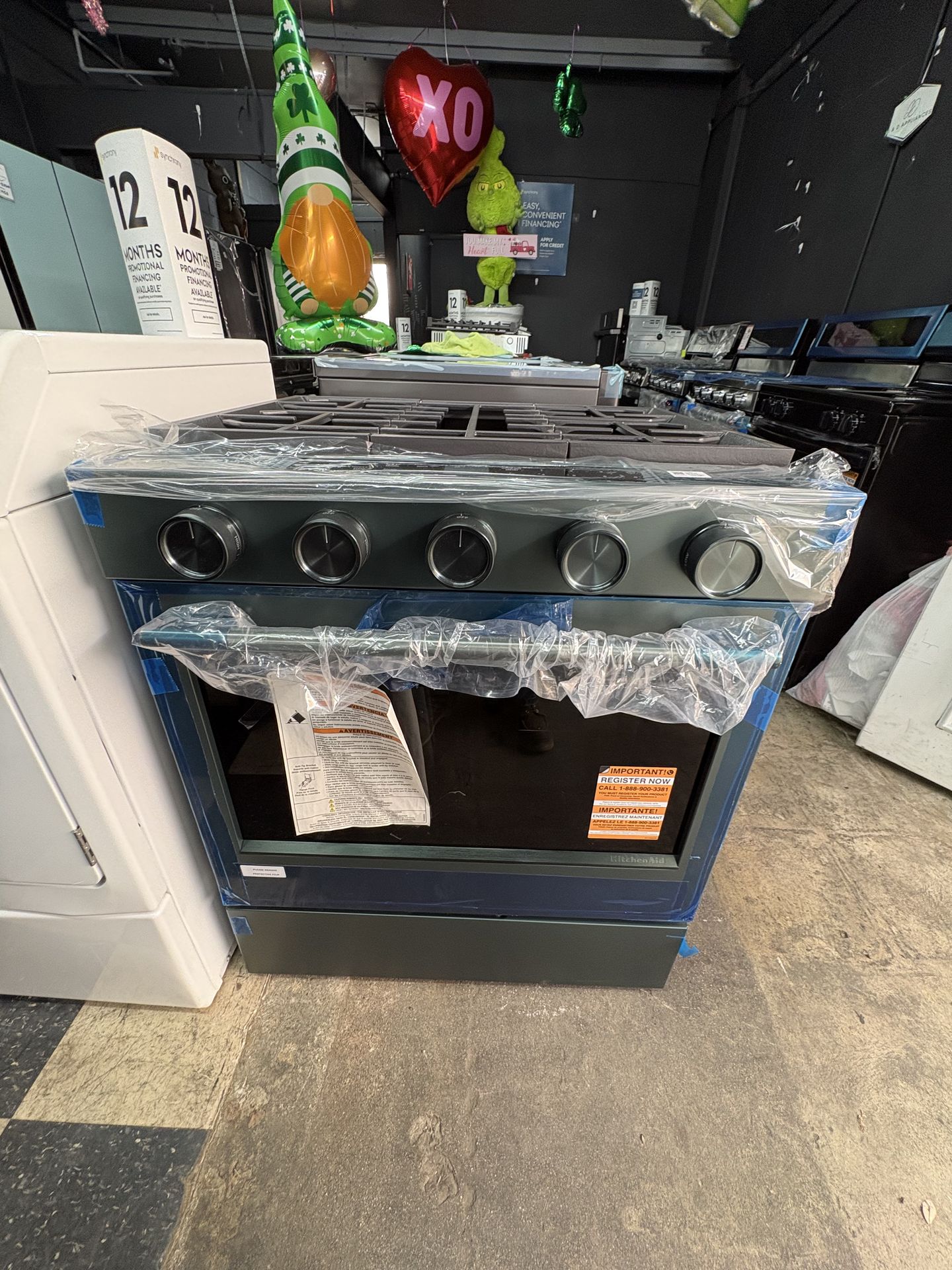 KitchenAid 5 burner stove