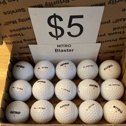 15 Nitro Blaster Golf Balls