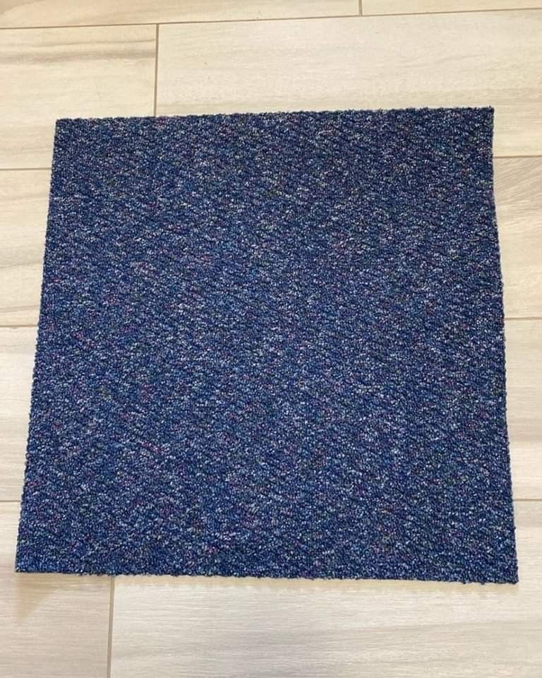 Blue Commercial carpet tile 2-year light use