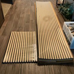 Oak Wood Slat Panels