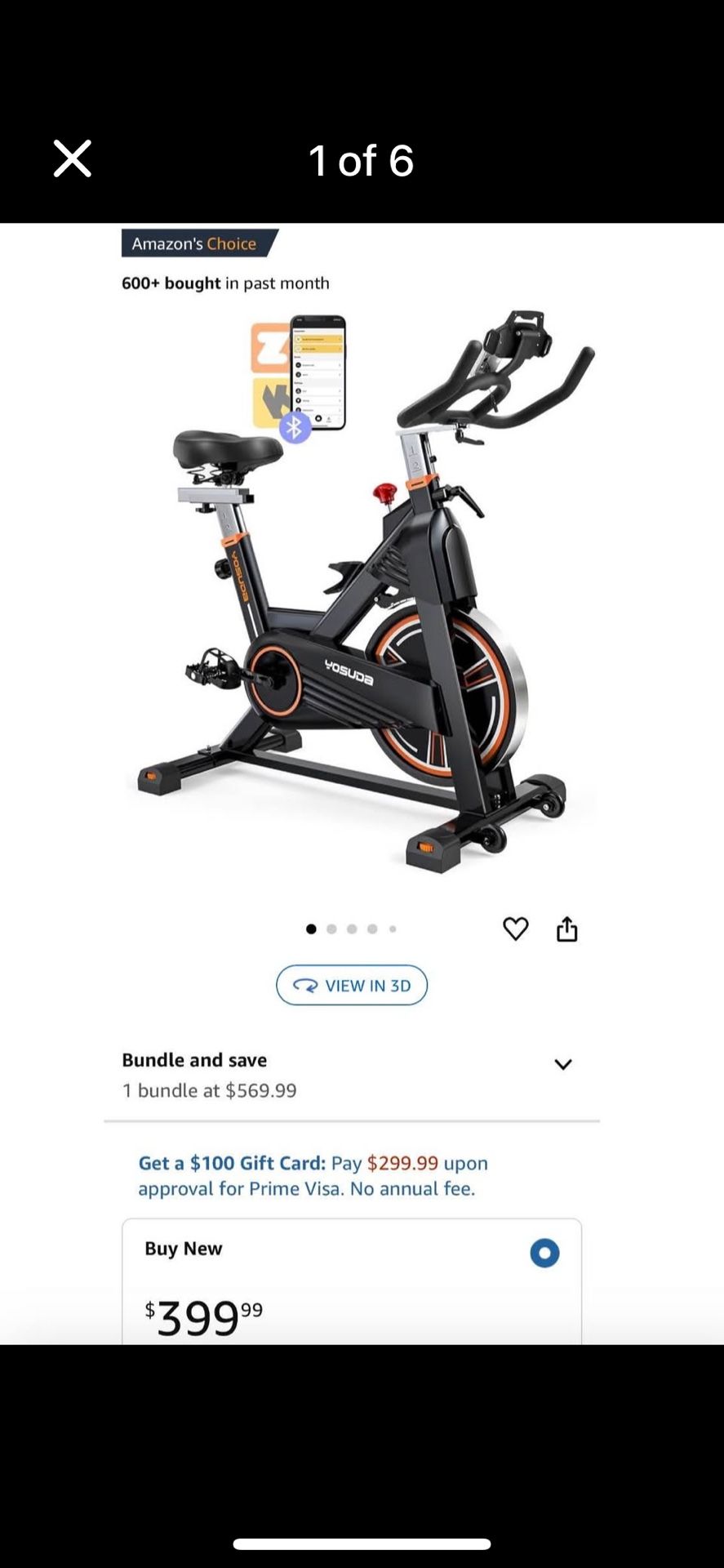Brand new YOSUDA pro magnetic exercise bike