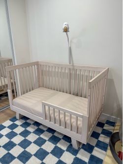Babyletto Hudson 3-in-1 Convertible Crib and Newton Waterproof Mattress