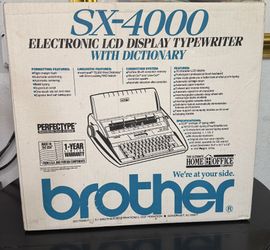 Brother SX-4000 LCD Digital Display Electronic Typewriter Vintage NEW OPEN BOX