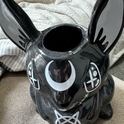 Killstar Baphomet Goat Pencil Holder Brush Holder Vase NEW