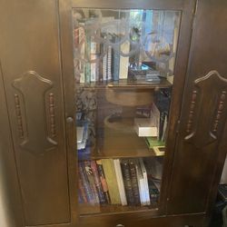 Antique Book Case/ China Cabinet 