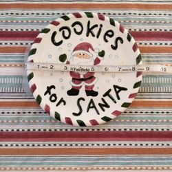 Cookies For Santa Plate