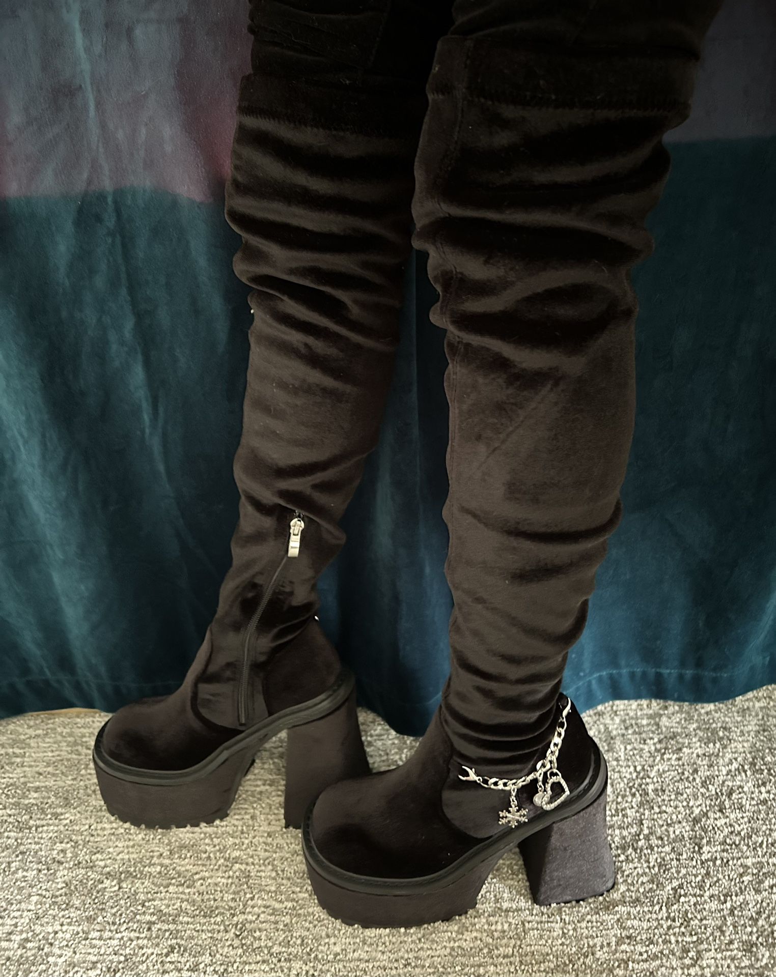 Charming Thigh High Platform Boots