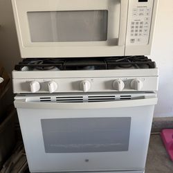 General Electric Stove and Microwave